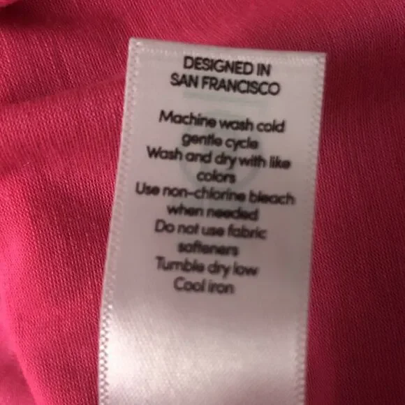 Athleta Sleeveless Top Small Oversized Lightweight Pink Tank - Picture 10 of 10